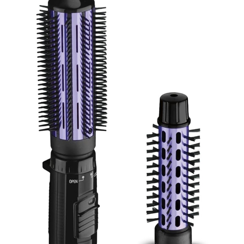 Conair 2-in-1 Hot Air Curling Combo, Includes 1.5-inch Curl Brush and 1"brush